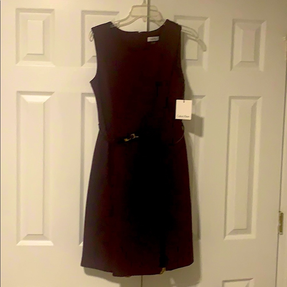 Plum colored Calvin Klein dress. New with tags.